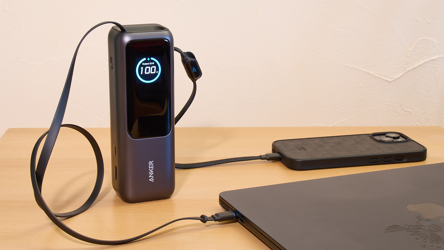 Anker Power Bank (25K, 165W) with Cables &ndash; Most convenient MacBook power bank