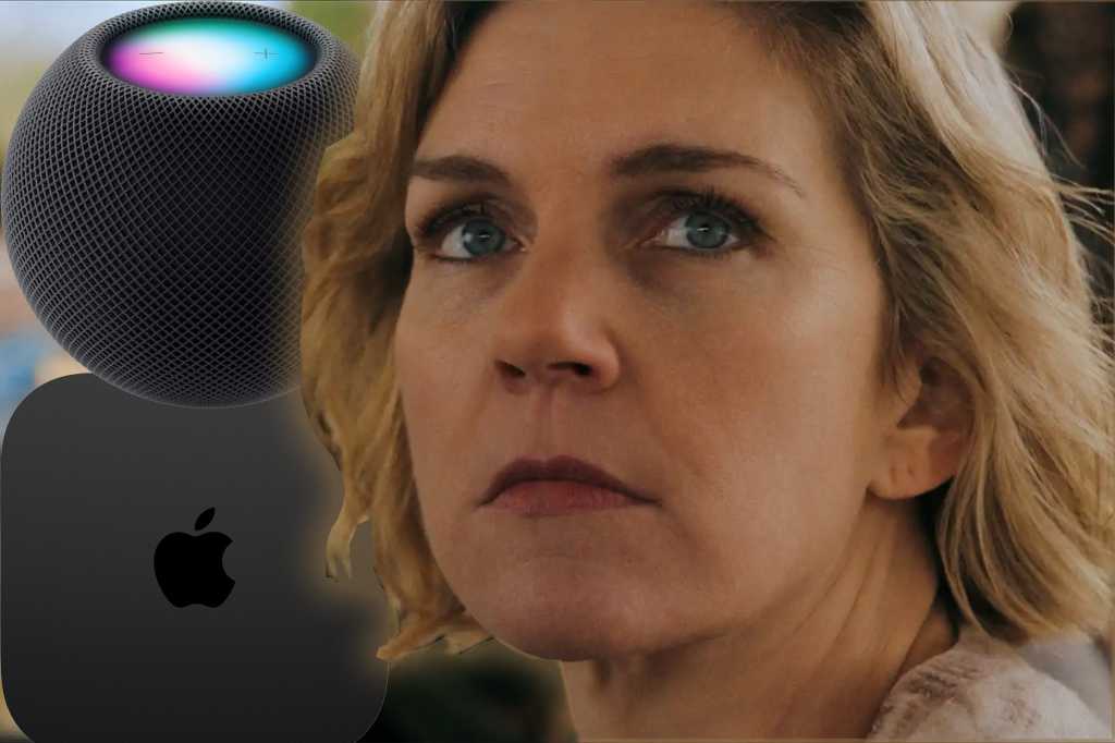 Apple pluribus image with homepod mini and Apple TV 4K