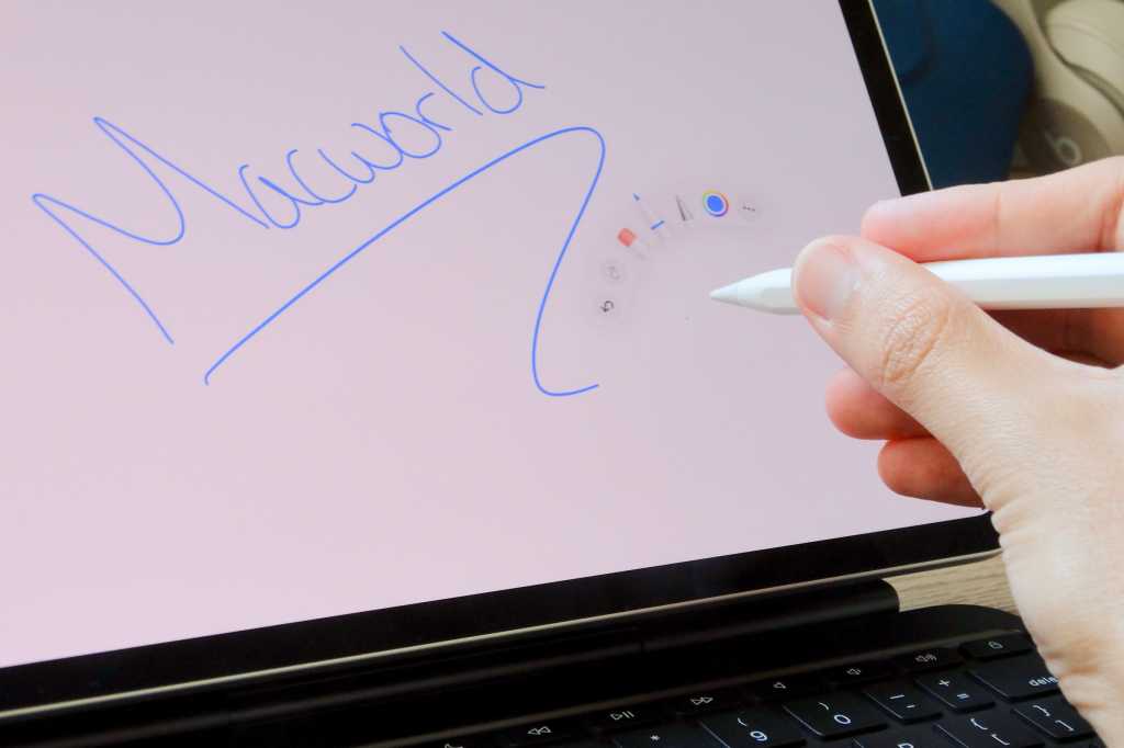 Apple Pencil Pro gesture tools