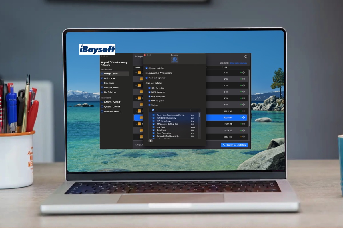Best disk recovery software for Mac: iBoysoft Data Recovery for Mac