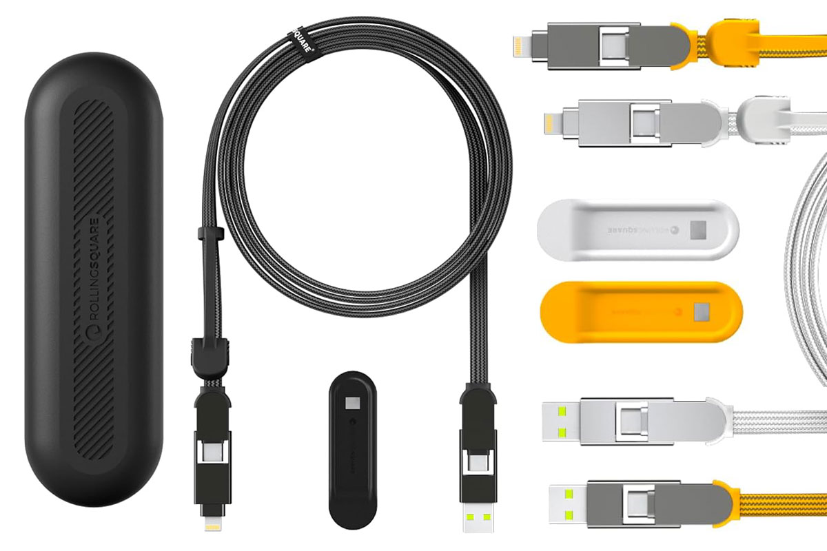 Rolling Square inCharge XL &ndash; Best hybrid charge cable for iPhone, iPad & MacBook