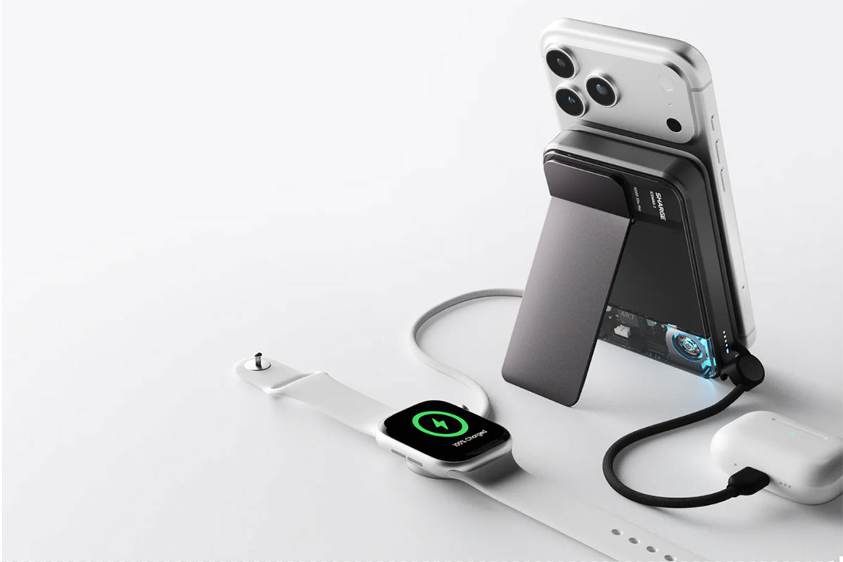 Sharge Icemag 3 power bank stand and charging devices