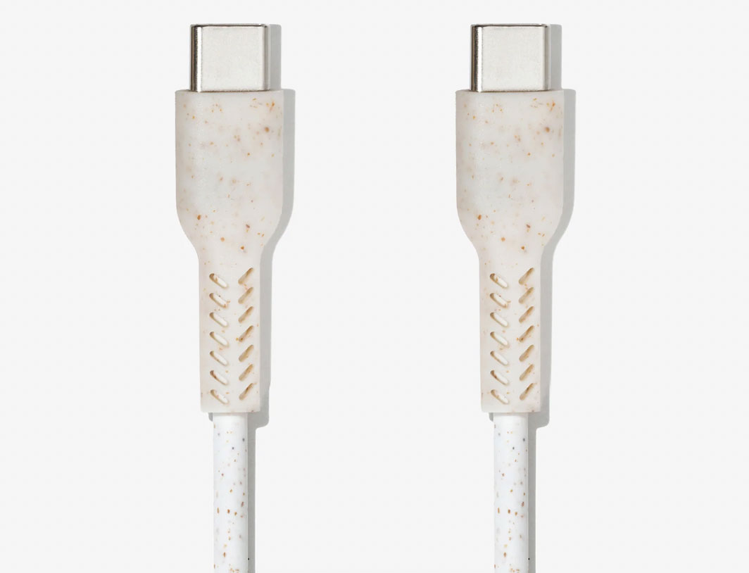 Wave Bio-Based Charging USB-C to USB-C Cable &ndash; Best eco-friendly USB-C cable